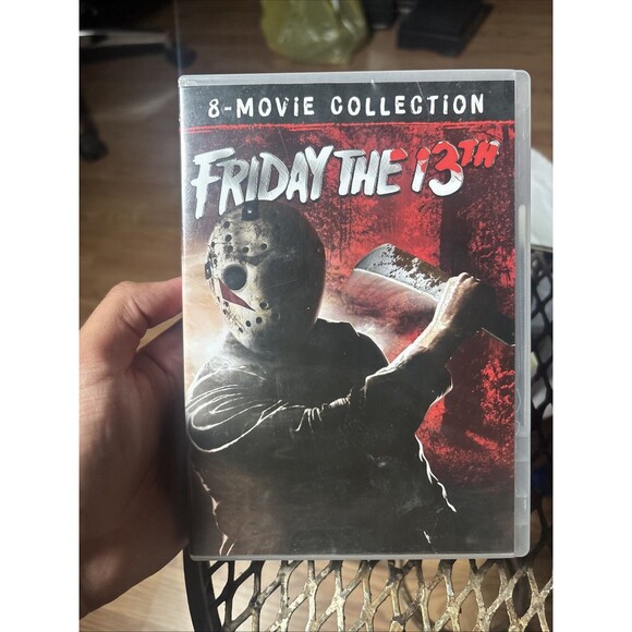 Friday The 13th 8-Movie Collection (DVD, 8-Disc Set) 1/2/3/4/5/6 Jason Lives/7/8 - Picture 1 of 10